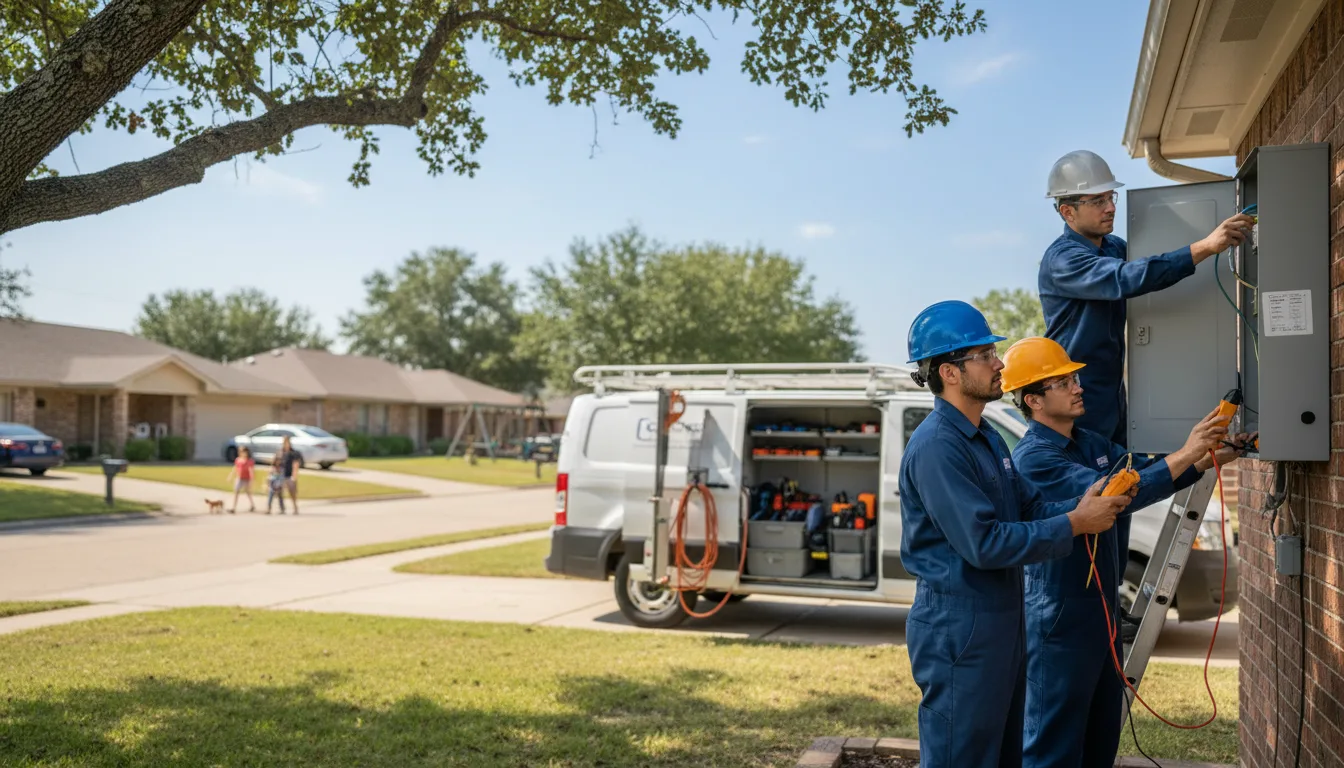 Certified electrician providing emergency electrical services in Millstadt, IL